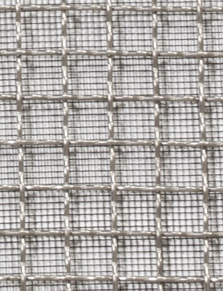 Crimped mesh 1X1 10X10 SS3041.5 SQUAREBLACKmesh cut to size