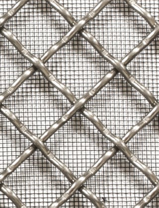 Crimped mesh 1X1 18 X 18 SS3163 DIAMONDBLACKmesh