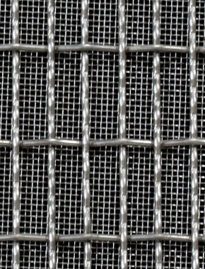 Crimped mesh 1X.665 25 X 8 SS3042 SQUARESTAINLESS STEELmesh cut to size 0