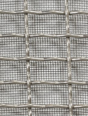 Crimped mesh 2 X 1 25 X 12.5 SS3042.5 SQUAREBLACKmesh cut to size 0