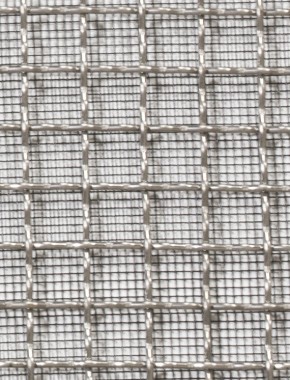 Crimped mesh 1X1 10X10 SS3041.5 SQUAREBLACKmesh