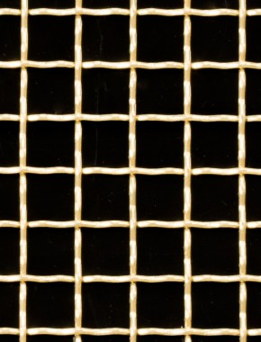 Crimped mesh 1X1 10X10 BRASS1.5 SQUARENOmesh