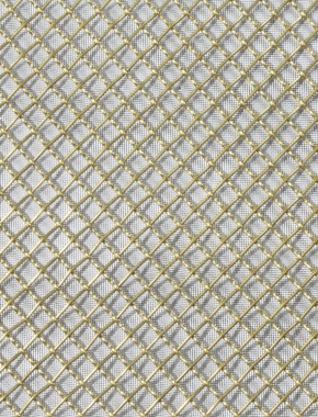 Crimped mesh 1X1 12.5 X 12.5 BRASS2.5 DIAMONDBLACKmesh 1