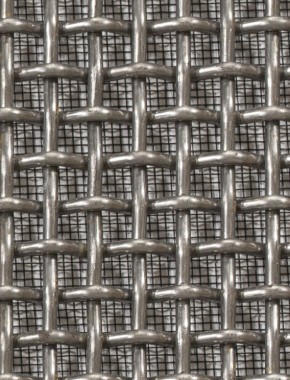 Crimped mesh 2 X 1 6 X 6 SS3163 SQUAREBLACKmesh cut to size 0