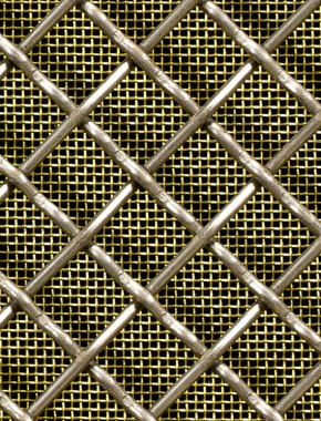 Crimped mesh 1X.665 12.5 X 12.5 SS3162.5 DIAMONDBRASSmesh 0