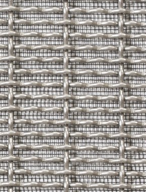 Crimped mesh 1X1 20 X 3 SS3162 SQUAREBLACKmesh 0